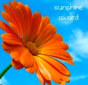 Thank You For The Sunshine Award!