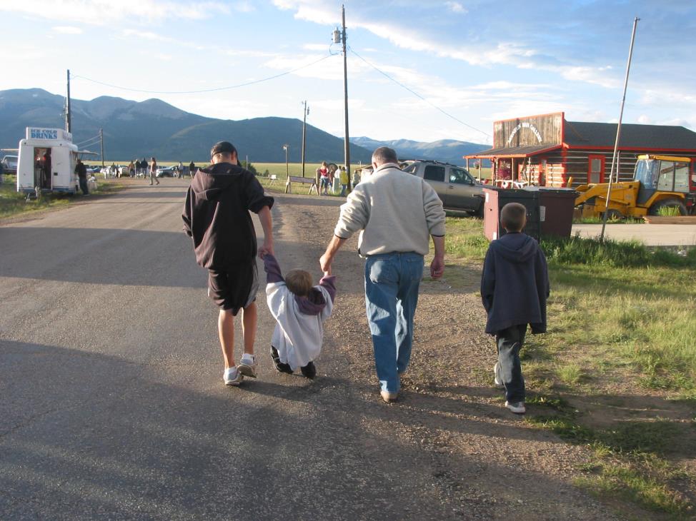 Grandpa and boys July 4th © Pat Ruppel