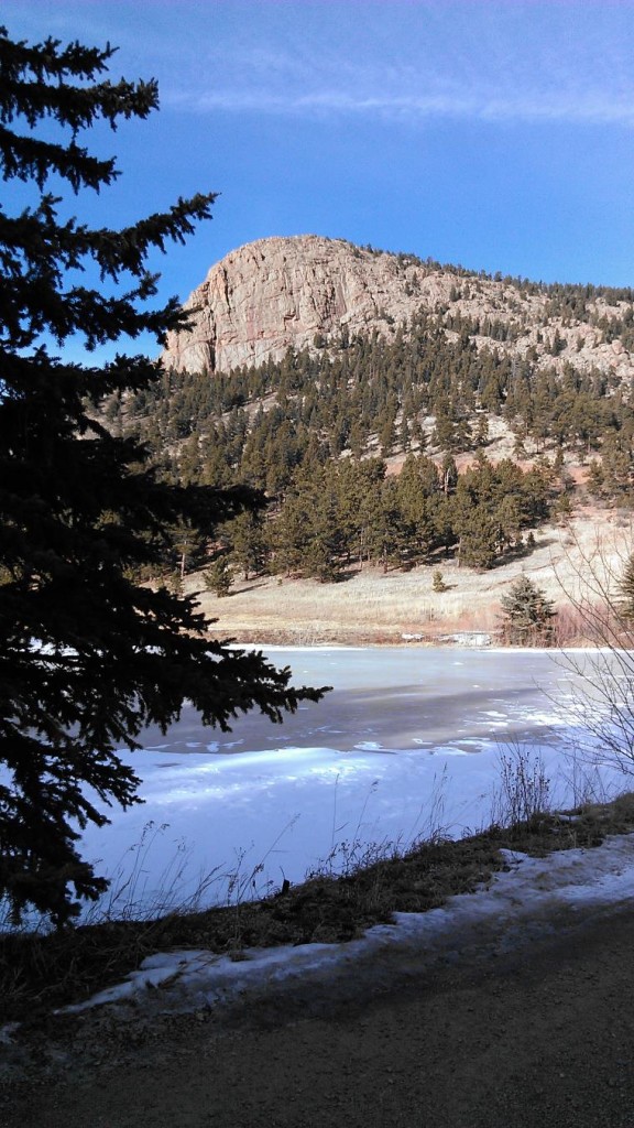 another view of Lone Rock
