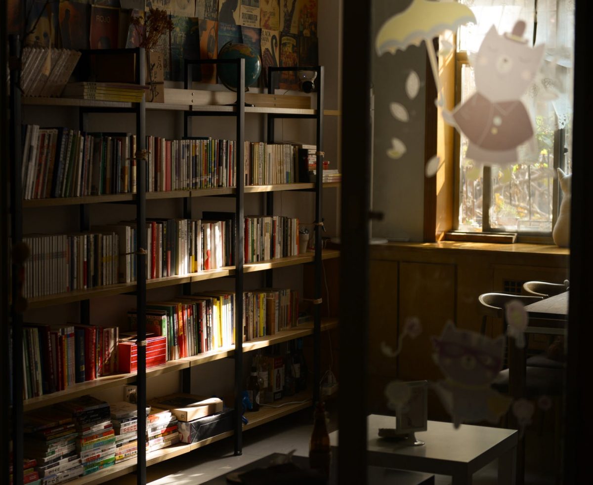 Wooden Bookshelves Photo by Buenosia Carol on Pexels.com at https://images.app.goo.gl/A8p6dC2bFu2yGP9P7